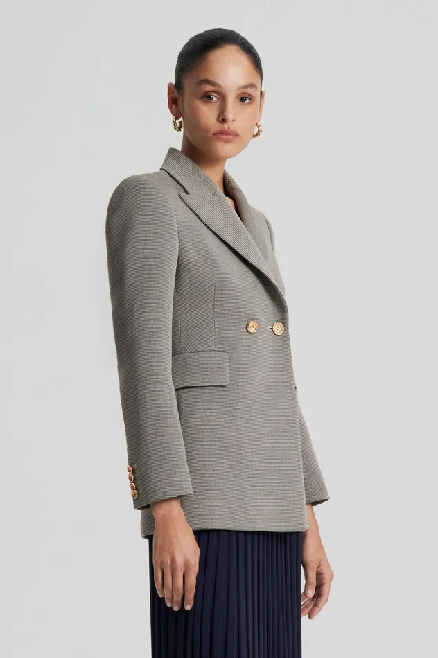 Jackets Women TAILORED TWO BUTTON JACKET ECRUBLACK Scanlan Theodore