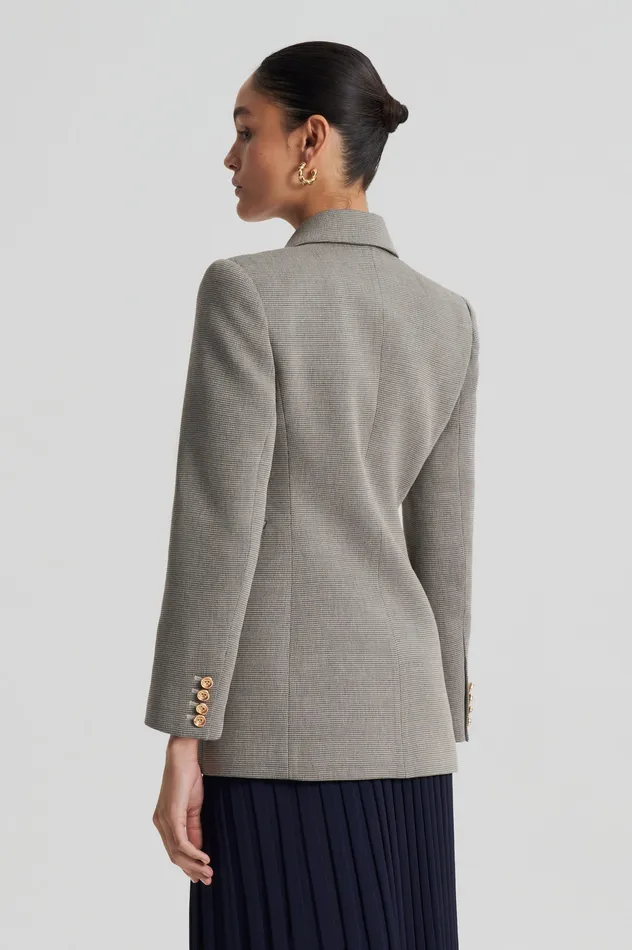 Jackets Women TAILORED TWO BUTTON JACKET ECRUBLACK Scanlan Theodore