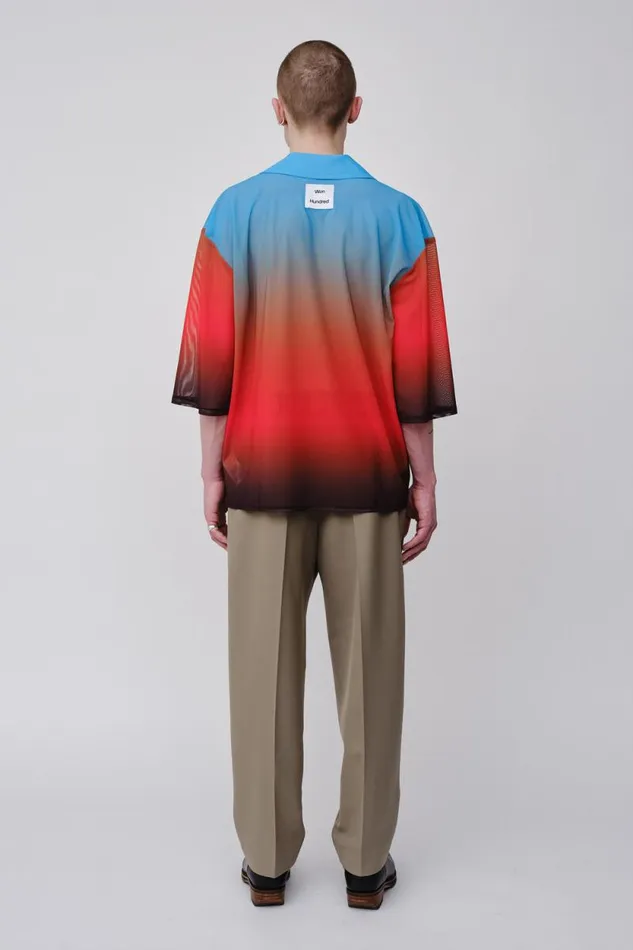 Jakarta SS Gradient M 8211 Gradient Red Men Won Hundred Shirts