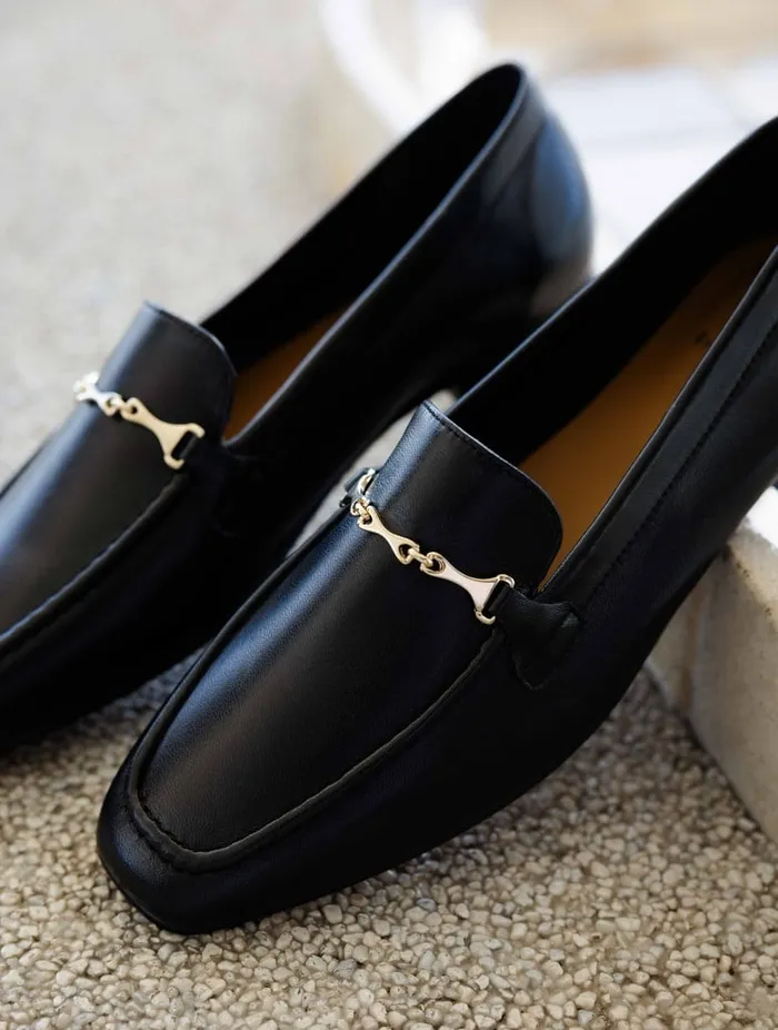 Jeanne Passion Black Women Bobbies Loafers and Derbies Jeanne Passion Black Women Bobbies Loafers and Derbies