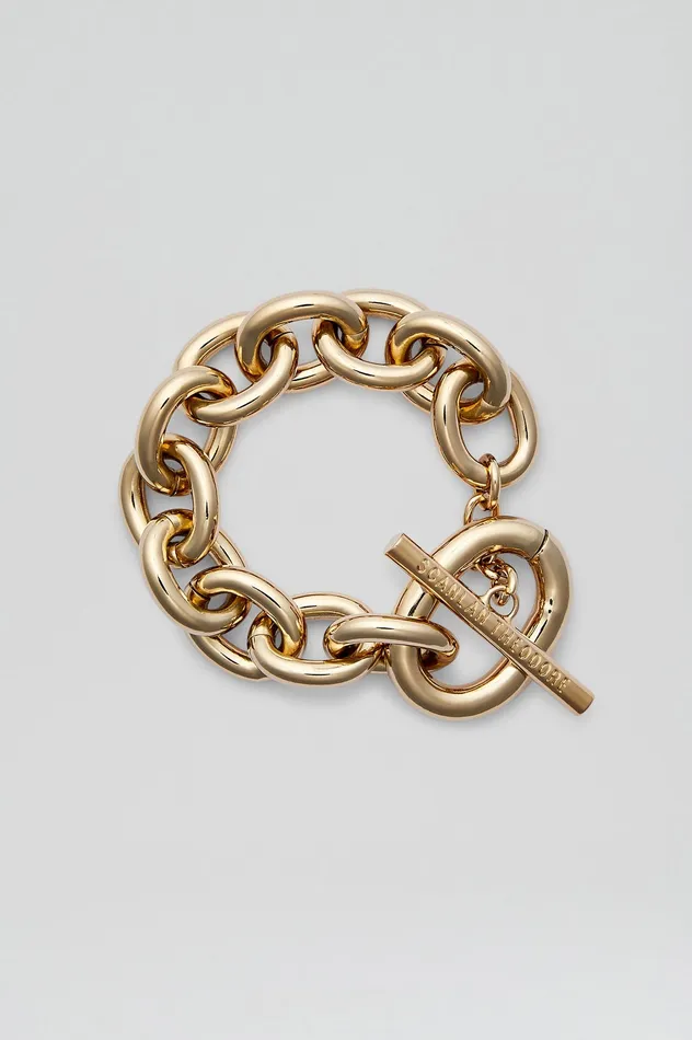 Jewelry OVAL LINK CHAIN BRACELET LIGHTGOLD 8211 Scanlan Theodore Women