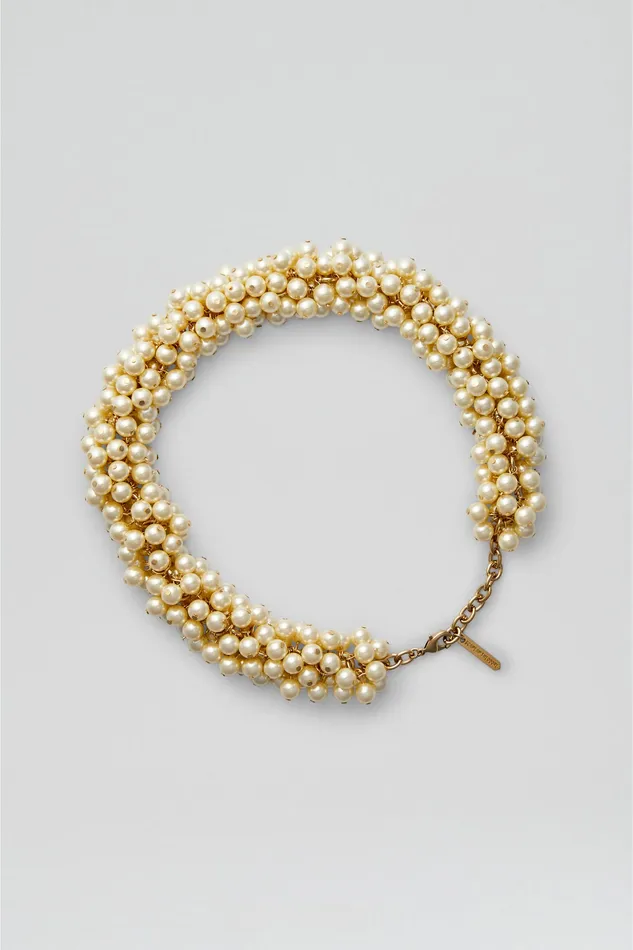 Jewelry Women Scanlan Theodore GLASS PEARL CHOKER PEARL Jewelry Women Scanlan Theodore GLASS PEARL CHOKER PEARL