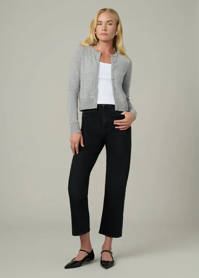 Joe8217s Jeans THE DANI CASHMERE CARDIGAN Heather Grey Women Sweaters
