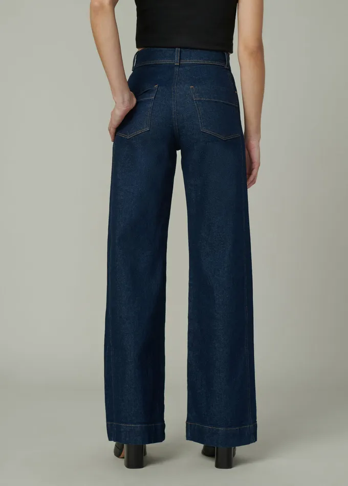 Joe8217s Jeans THE SEAMED DENIM TROUSER Rinse Women Wide Leg