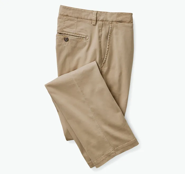 Johnston and Murphy Washed Chinos Sand Men Pants and Jeans