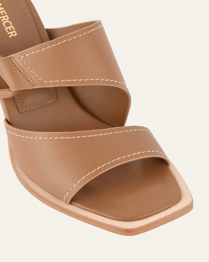 jomercer MID SANDALS Women Cammy mid heel sandals tan leather jomercer MID SANDALS Women Cammy mid heel sandals tan leather