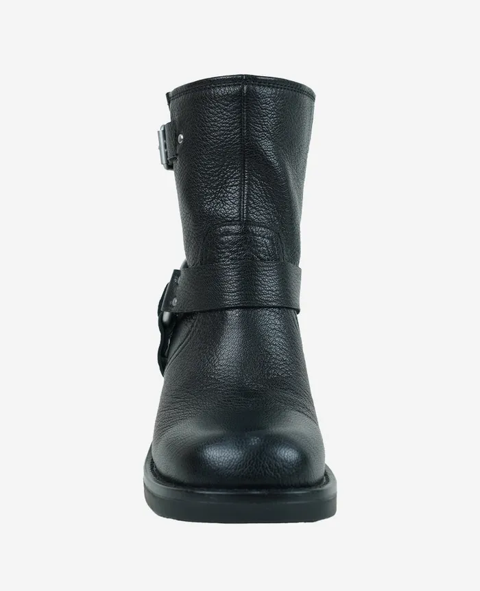 Kenneth Cole Boots and Booties Women Stride Leather Buckle Moto Boot Black Kenneth Cole Boots and Booties Women Stride Leather Buckle Moto Boot Black