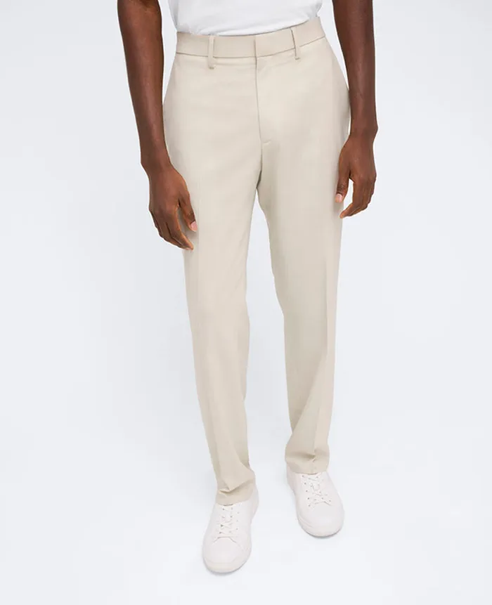Kenneth Cole Dress Pants Men SlimFit Stretch Twill Dress Pant Beige