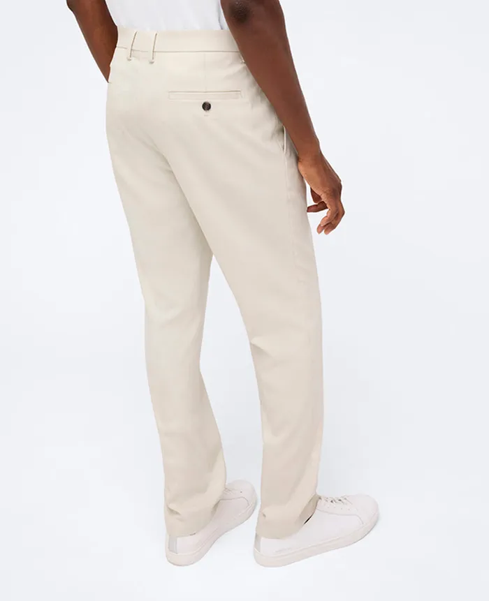 Kenneth Cole Dress Pants Men SlimFit Stretch Twill Dress Pant Beige