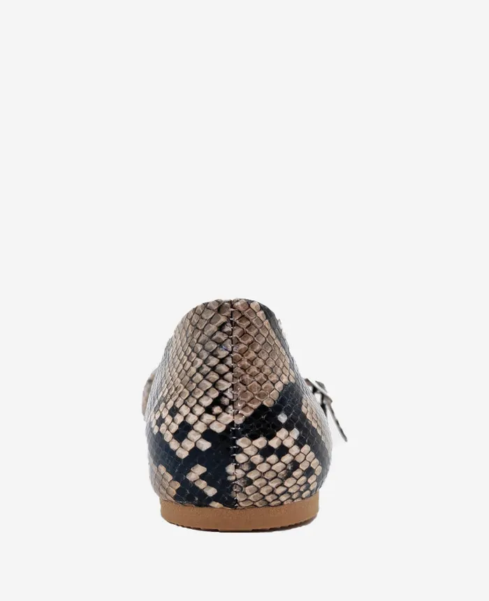 Kenneth Cole Flats and Loafers Women Magnolia Snakeskin Leather Ballet Flat Beige Kenneth Cole Flats and Loafers Women Magnolia Snakeskin Leather Ballet Flat Beige
