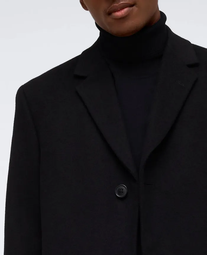 Kenneth Cole Jackets and Outerwear Men The Classic Fit Overcoat Black Kenneth Cole Jackets and Outerwear Men The Classic Fit Overcoat Black