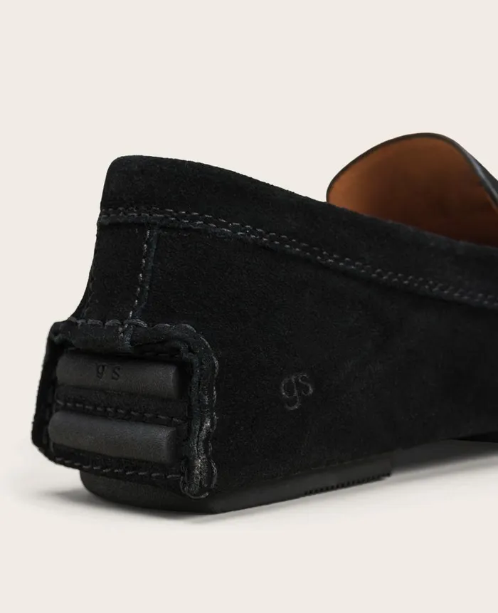 Kenneth Cole Loafers Men GENTLE SOULS 8211 Mateo Driver Penny Loafer Black