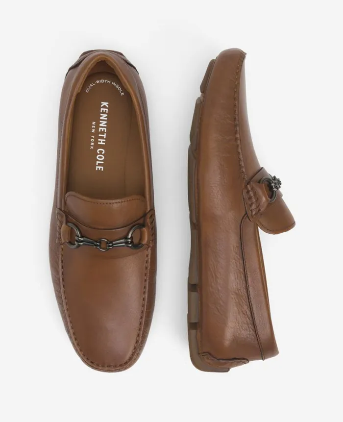 Kenneth Cole Loafers Men Theme Bit Detail Driver Brown Kenneth Cole Loafers Men Theme Bit Detail Driver Brown