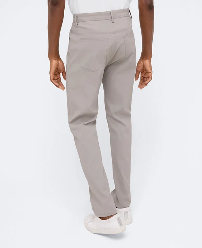 Kenneth Cole Pants Men Original Slim 5Pocket Pant Grey Kenneth Cole Pants Men Original Slim 5Pocket Pant Grey