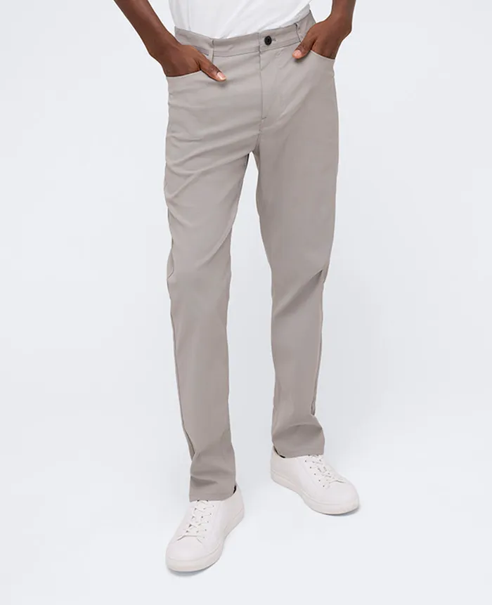 Kenneth Cole Pants Men Original Slim 5Pocket Pant Grey Kenneth Cole Pants Men Original Slim 5Pocket Pant Grey