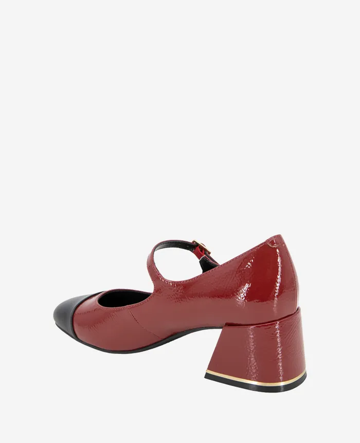 Kenneth Cole Pumps and Heels Women Alec Patent Cap Toe Mary Jane Black