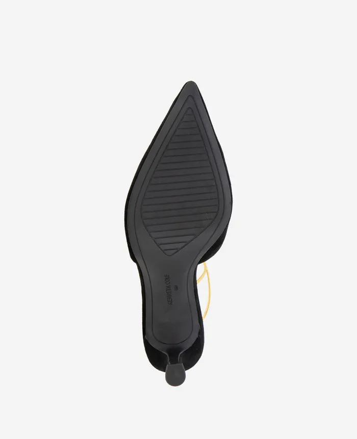 Kenneth Cole Pumps and Heels Women Umi TStrap Suede Heel Black