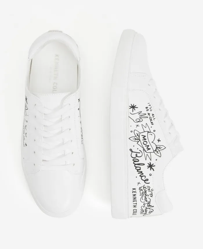 Kenneth Cole Sneakers Women Site Exclusive Sophia Chang 8211 Mom Sneaker White