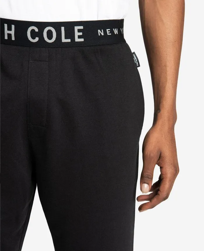 Kenneth Cole Underwear and Loungewear Men Logo French Terry Jogger Black