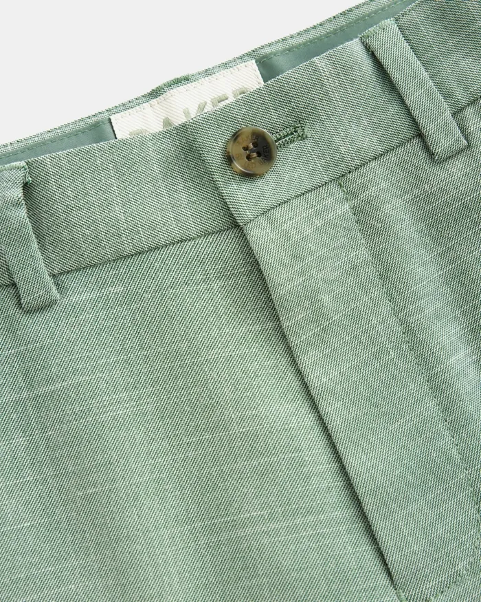 Kids ANGHEL 8211 Marled Pleated Suit Trousers Green Ted Baker Older Boys