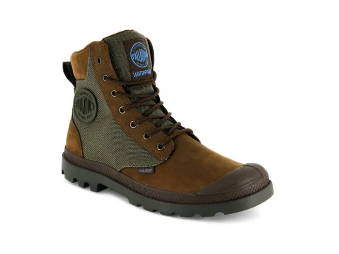 Kids PAMPA SPORT CUFF WPN Bridle Brownmoon Mist PALLADIUM Boots