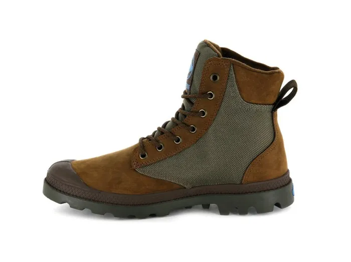 Kids PAMPA SPORT CUFF WPN Bridle Brownmoon Mist PALLADIUM Boots