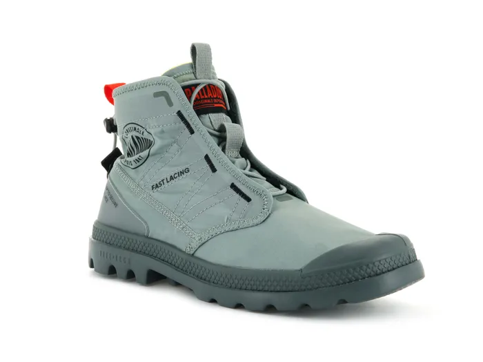 Kids PAMPA TRAVEL LITE Slate Gray PALLADIUM Boots