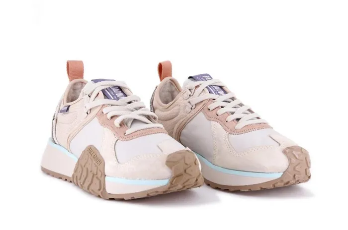 Kids TROOP RUNNER Ivory Creammoonbean PALLADIUM Sneakers
