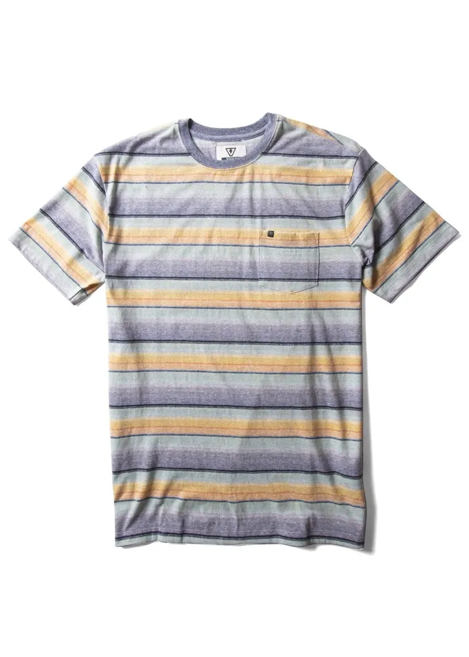 Knit Tees Dreamer Ss Pkt Tee Multi Heather 8211 Vissla Men