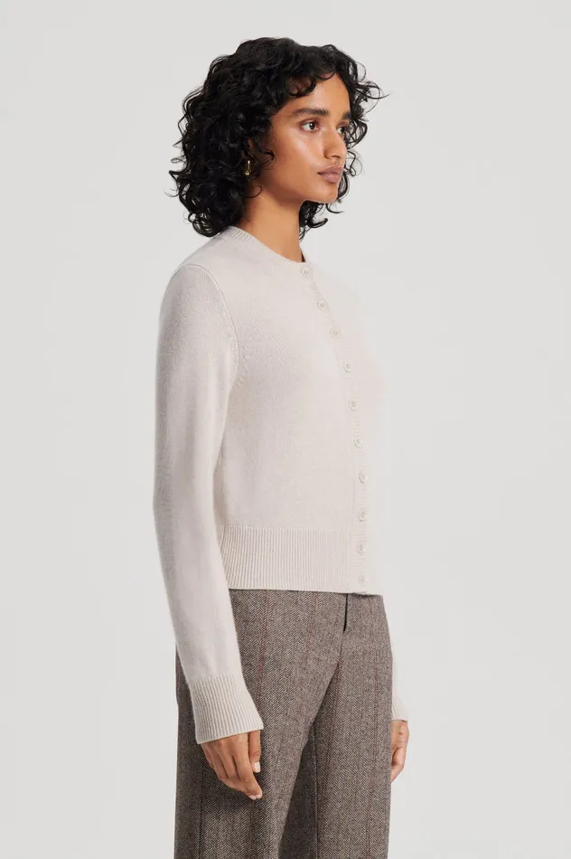 Knitwear Women CASHMERE CARDIGAN DOVE Scanlan Theodore
