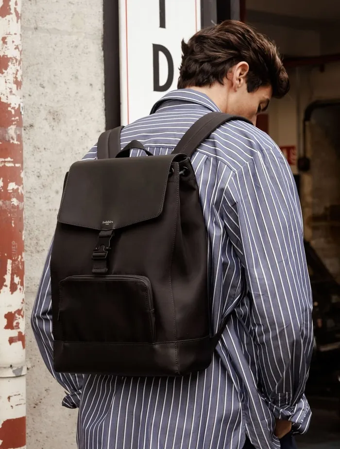Kotor Etna Black Men Bobbies Backpacks