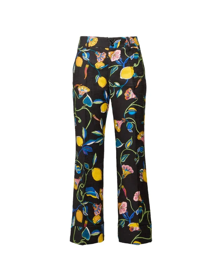 La Doublej Hendrix Pants Borboni In Shot Cotton Women Shorts and Pants