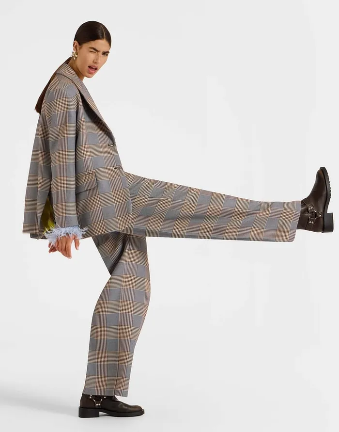 La Doublej Jones Jacket Moors Multicolor In Viscose Tailoring Women Outerwear