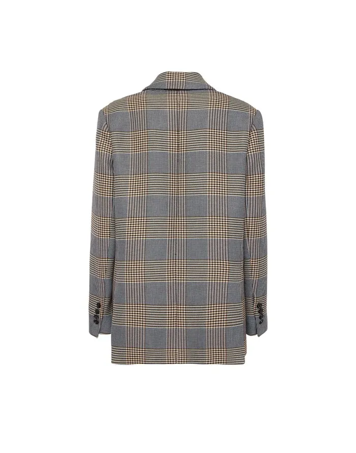 La Doublej Jones Jacket Moors Multicolor In Viscose Tailoring Women Outerwear