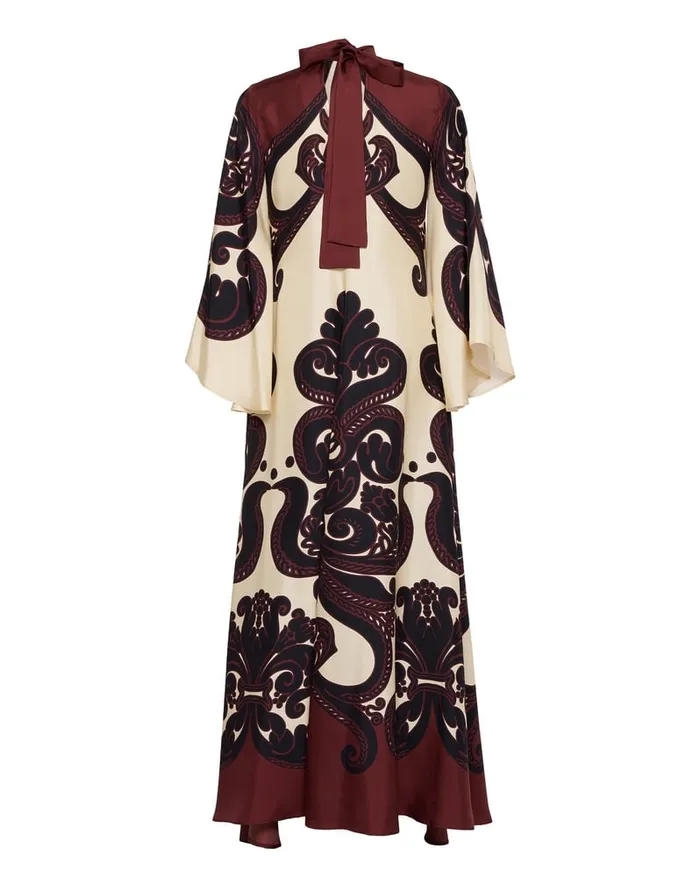 La Doublej Magnifico Dress Corsini Place Cream In Silk Twill Women Party Dressing