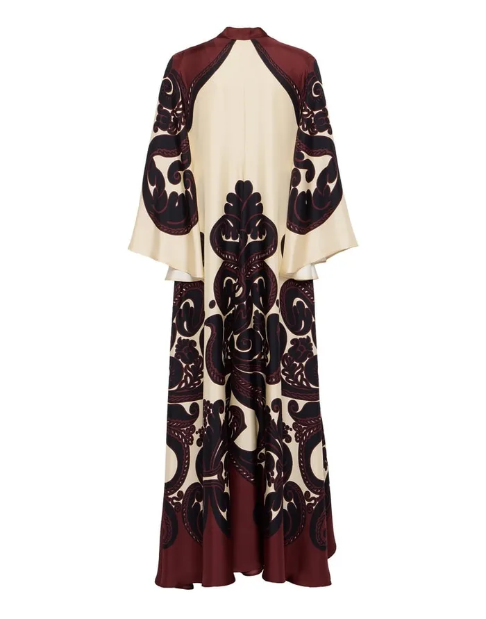 La Doublej Magnifico Dress Corsini Place Cream In Silk Twill Women Party Dressing