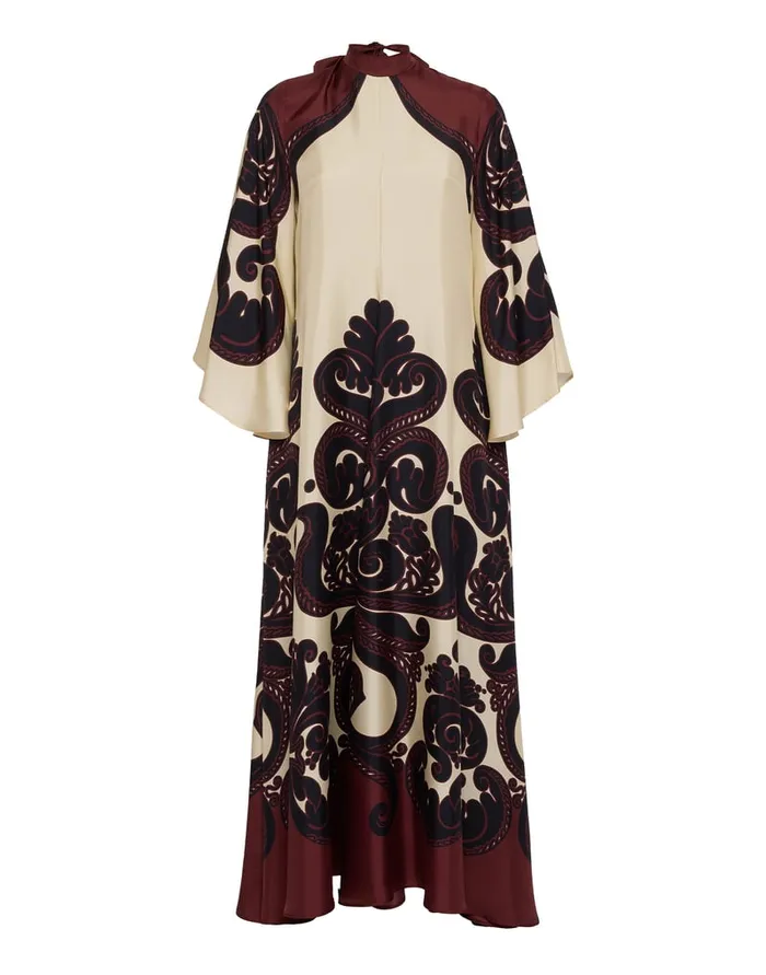 La Doublej Magnifico Dress Corsini Place Cream In Silk Twill Women Party Dressing