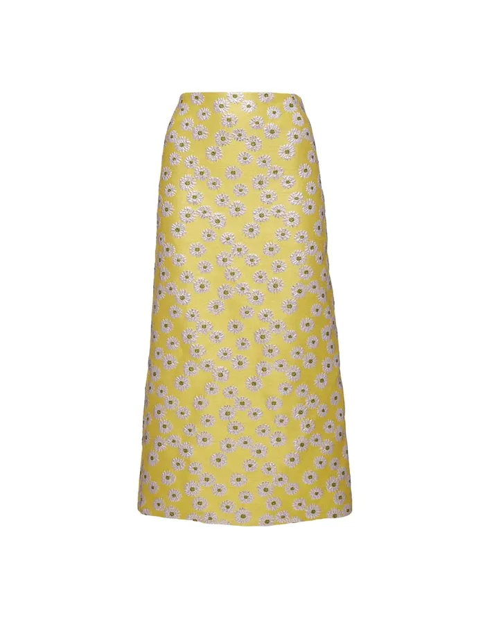 La Doublej Pencil Skirt Margarita In Jacquard Women Skirts