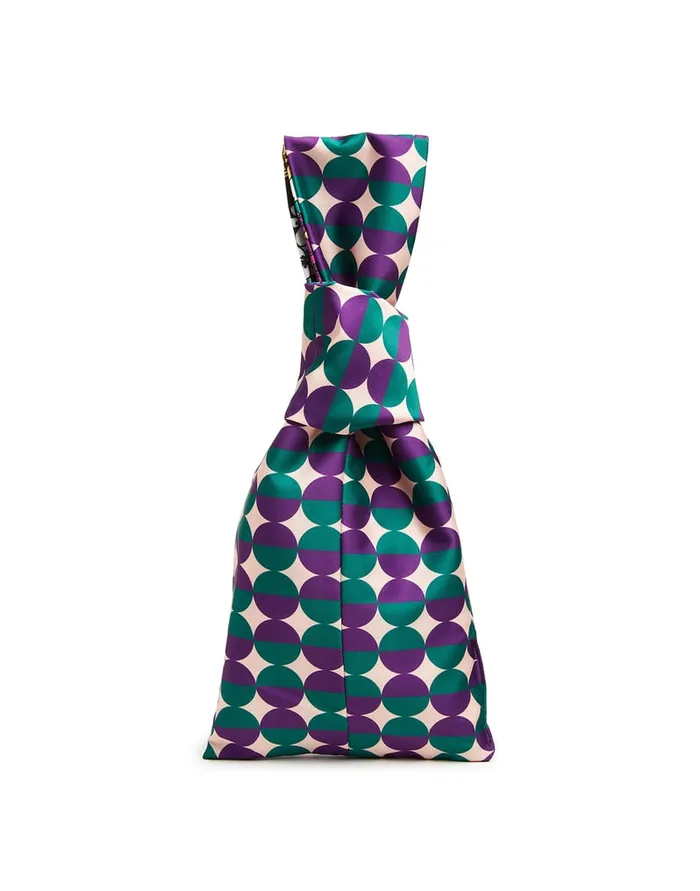 La Doublej Reversible Knot Bag Temples In Twill Women Bags and Pochettes