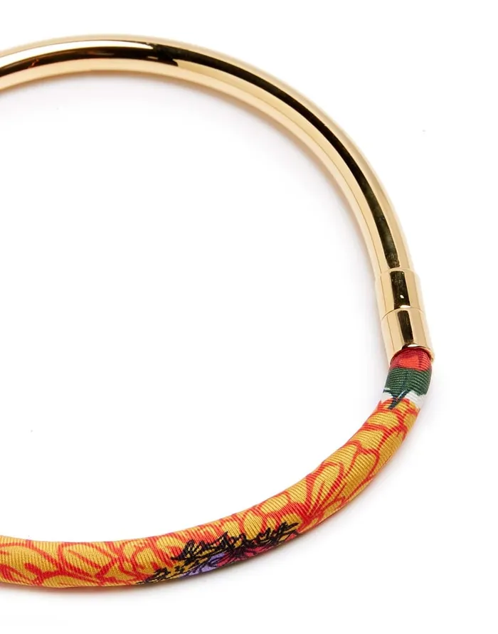 La Doublej Tuttifrutti Necklace Zinnie In Twill Women Jewelry