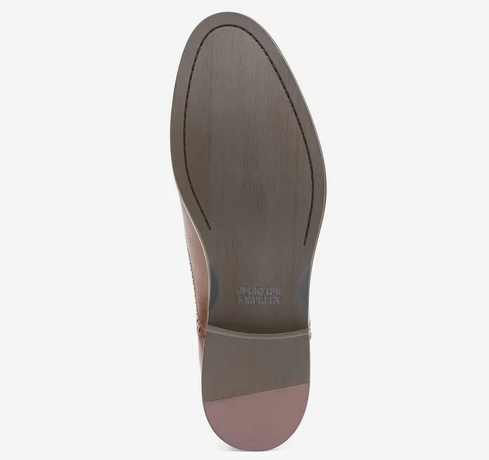 LaceUps Johnston and Murphy Men Conard 20 Plain Toe Mahogany Full Grain
