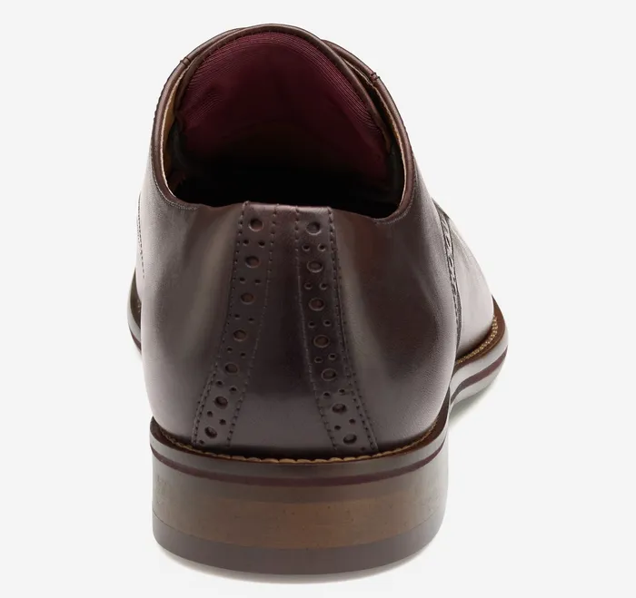 LaceUps Johnston and Murphy Men Conard 20 Plain Toe Mahogany Full Grain