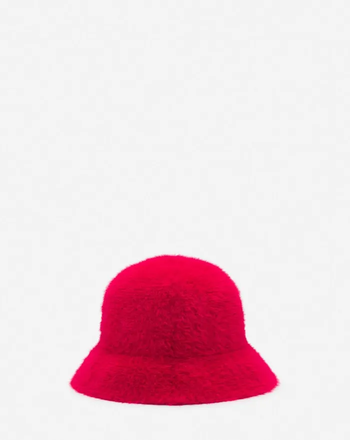 Lanvin Cotton Bucket Hat Poppy Red Women Lanvin Hats