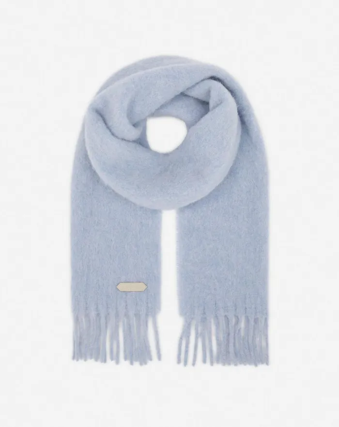 Lanvin Fringed Scarf In Wool Newlanvin Blue Women Lanvin Silks and Scarves Lanvin Fringed Scarf In Wool Newlanvin Blue Women Lanvin Silks and Scarves