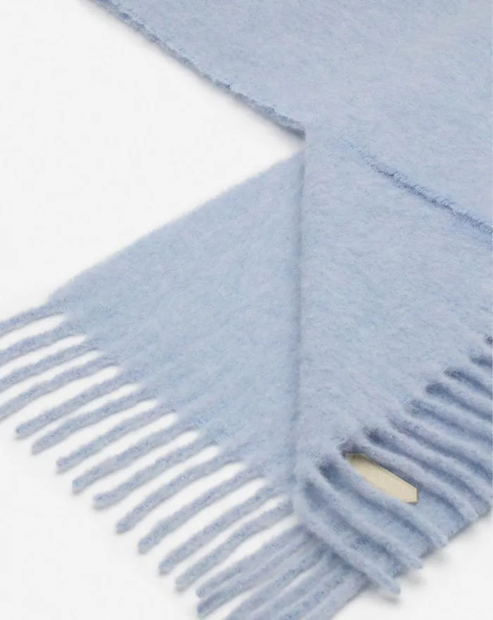 Lanvin Fringed Scarf In Wool Newlanvin Blue Women Lanvin Silks and Scarves Lanvin Fringed Scarf In Wool Newlanvin Blue Women Lanvin Silks and Scarves