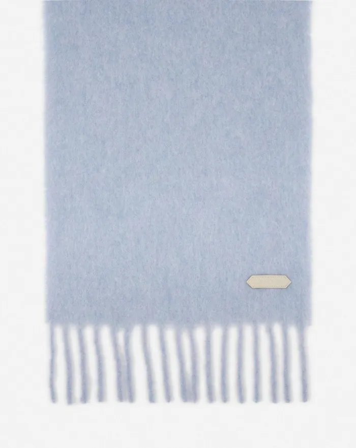 Lanvin Fringed Scarf In Wool Newlanvin Blue Women Lanvin Silks and Scarves Lanvin Fringed Scarf In Wool Newlanvin Blue Women Lanvin Silks and Scarves
