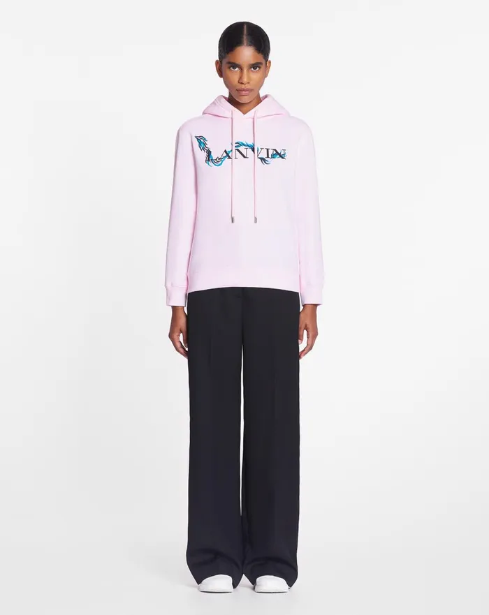 Lanvin Print Hoodie Pink 2 Women Lanvin TShirts and Sweatshirts Lanvin Print Hoodie Pink 2 Women Lanvin TShirts and Sweatshirts