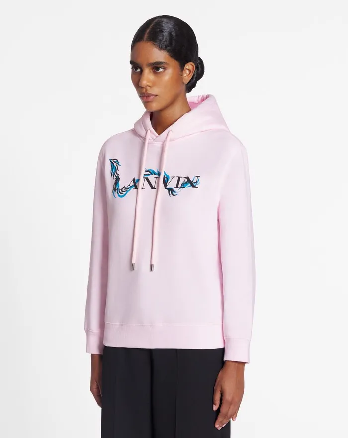Lanvin Print Hoodie Pink 2 Women Lanvin TShirts and Sweatshirts Lanvin Print Hoodie Pink 2 Women Lanvin TShirts and Sweatshirts