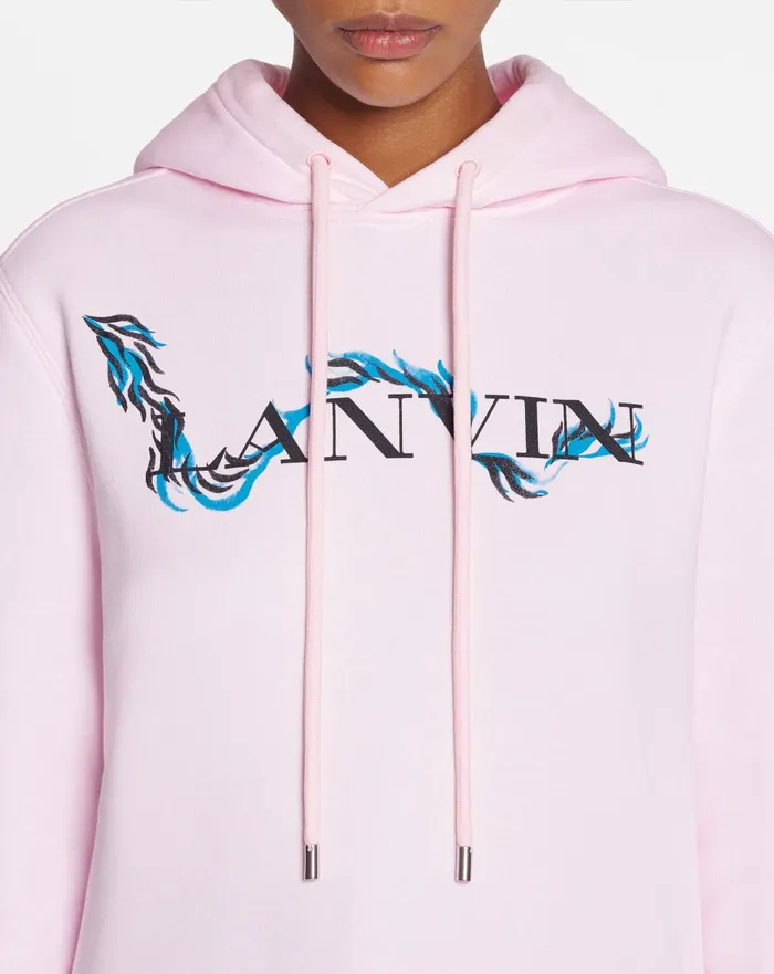 Lanvin Print Hoodie Pink 2 Women Lanvin TShirts and Sweatshirts Lanvin Print Hoodie Pink 2 Women Lanvin TShirts and Sweatshirts