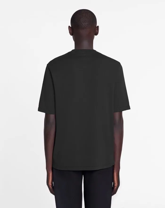 Lanvin X Future Classic Eagle Print Tshirt Black Men Lanvin Tshirts and Polos